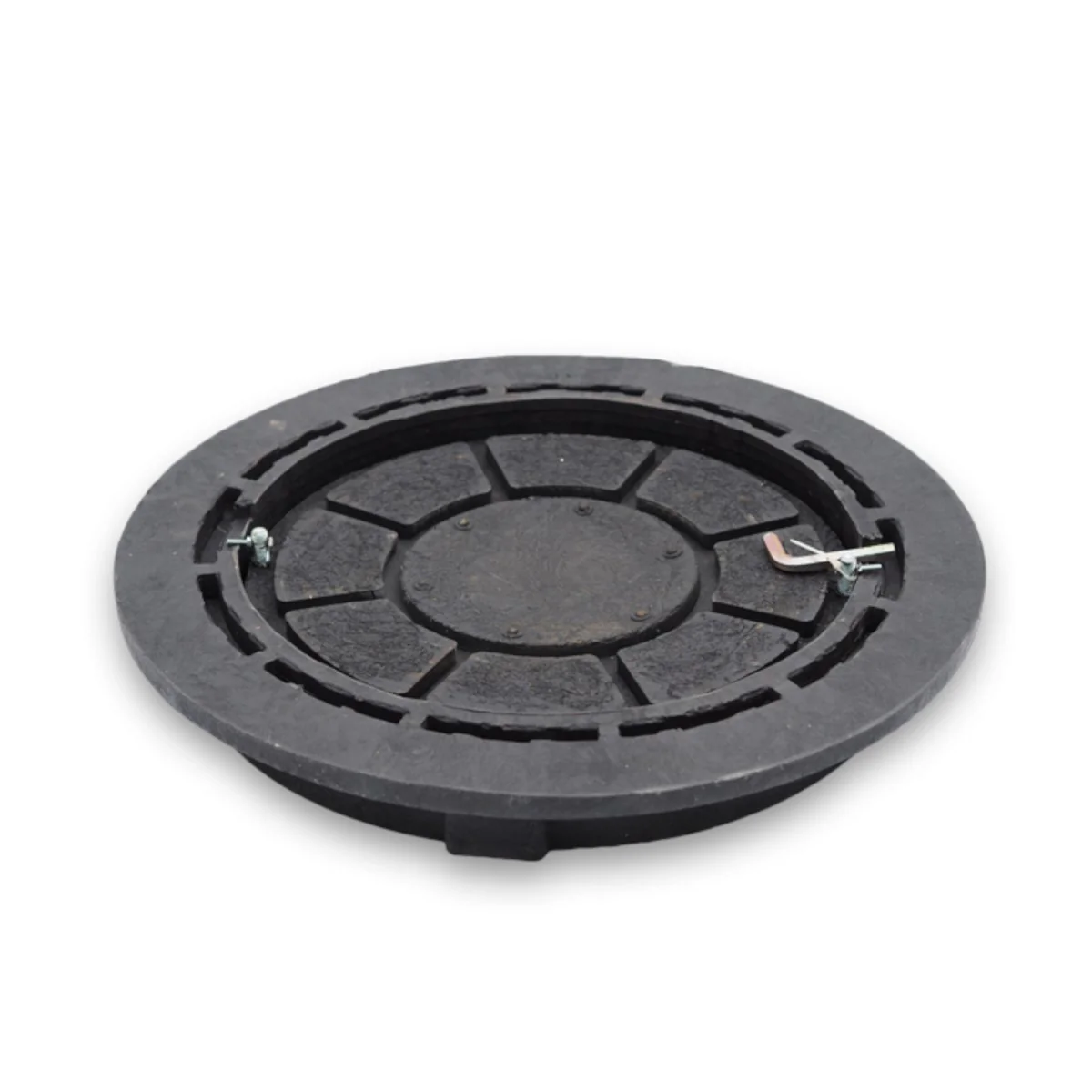 Schachtdeckel 83cm Schachtabdeckung rund C250 belastbar bis 25t - Image 5