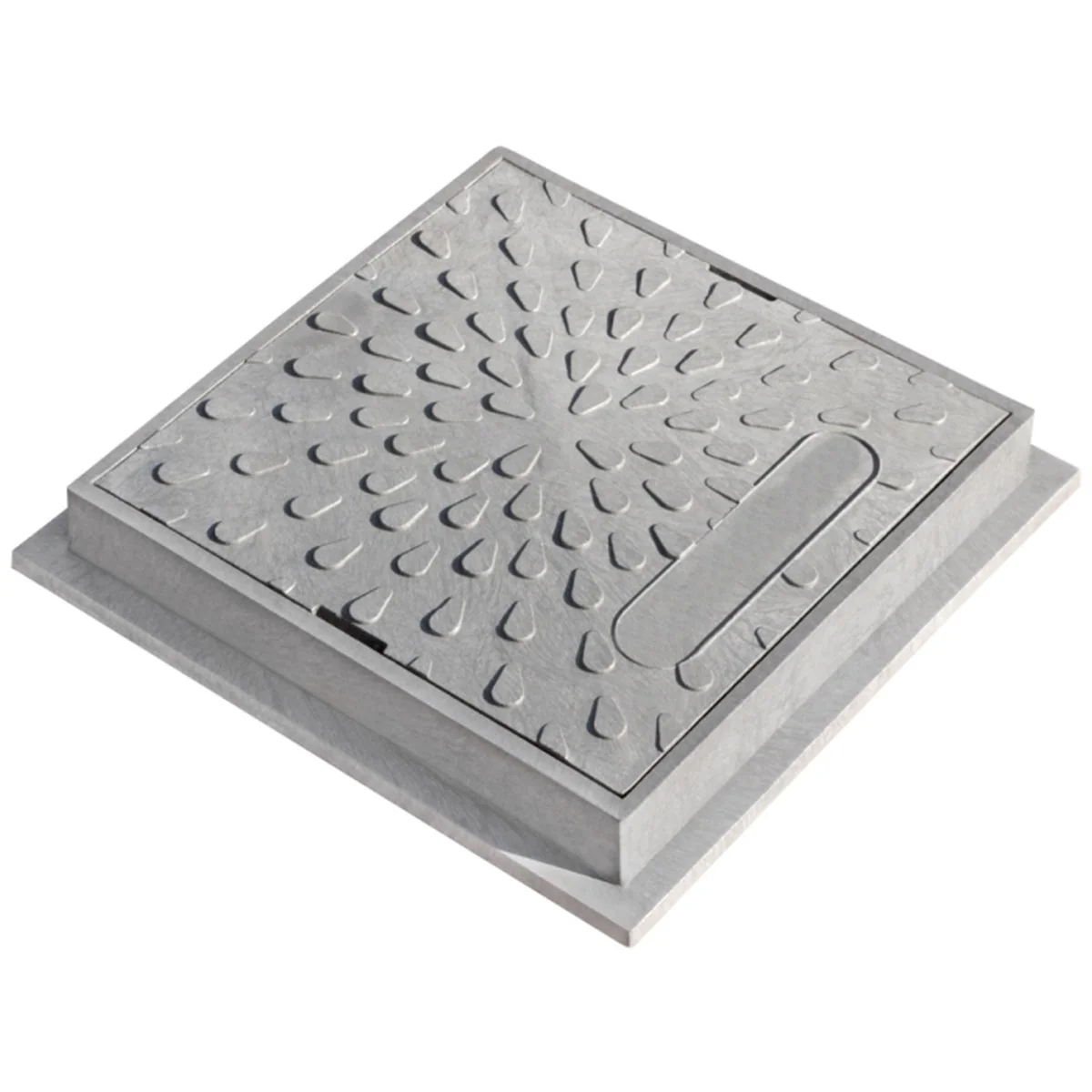 Schachtdeckel 38cm DN315 Schachtabdeckung eckig A50 belastbar bis 5t - Image 10