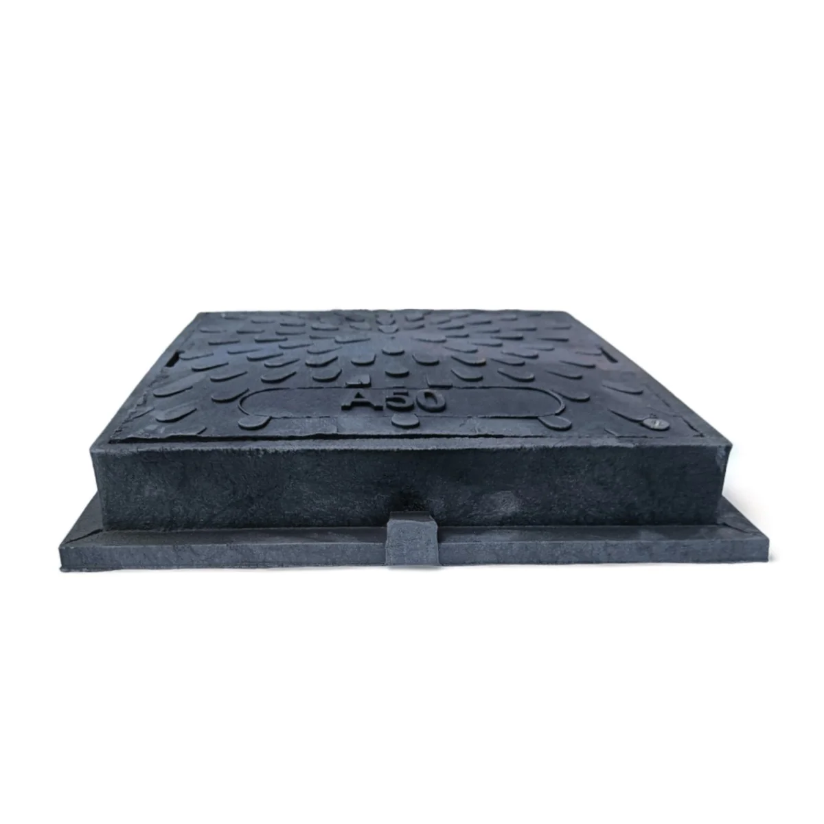 Schachtdeckel 38cm DN315 Schachtabdeckung eckig A50 belastbar bis 5t - Image 4