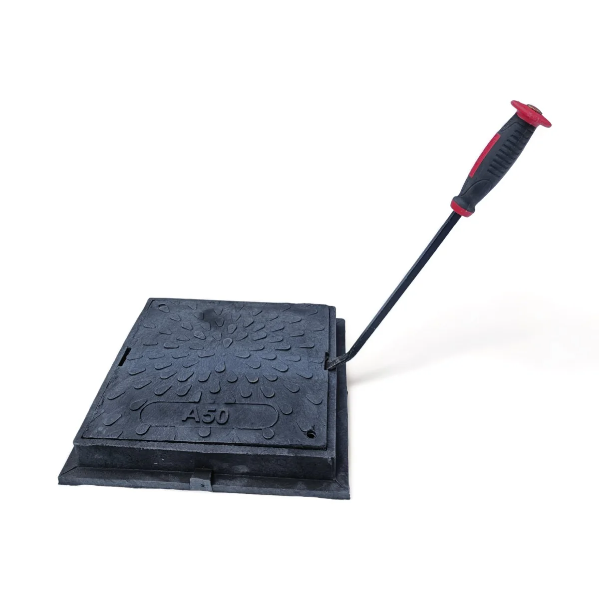 Schachtdeckel 38cm DN315 Schachtabdeckung eckig A50 belastbar bis 5t - Image 5