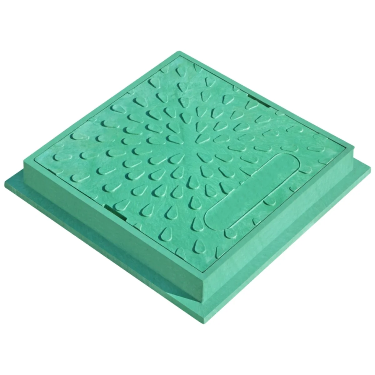 Schachtdeckel 38cm DN315 Schachtabdeckung eckig A50 belastbar bis 5t - Image 9