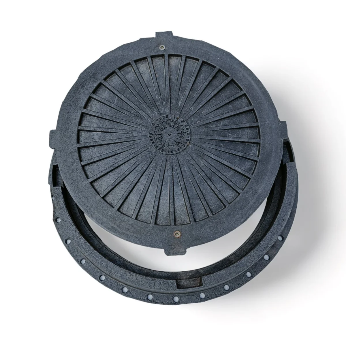 Schachtdeckel 75cm Schachtabdeckung rund A50 belastbar bis 5t - Image 3