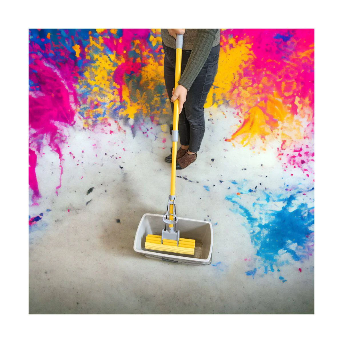 Horecano PVA Teleskop-Wischmopp mit austauschbarem Kopf - Image 6