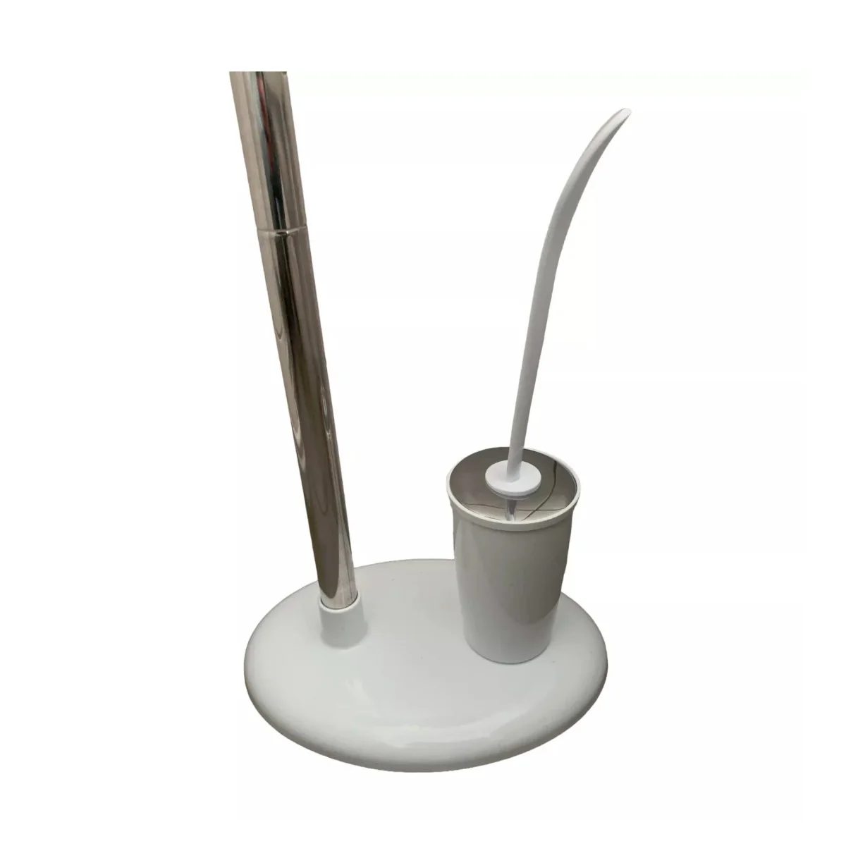 Toilettenpapierhalter mit Toilettenbürste Ohne Bohren Klopapierhalter - Image 3